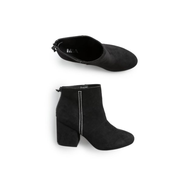 Mia Kelly block heeled booties black - Picture 1 of 1